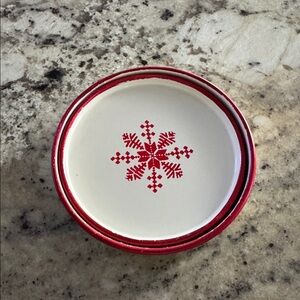 Hearth & Hand White Metal Coaster Set